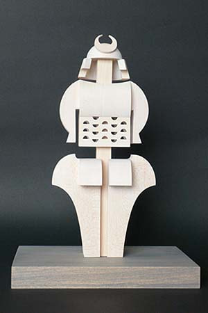 モダン木製五月人形