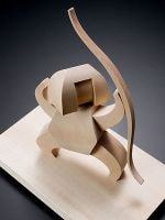 モダン　木製　金太郎