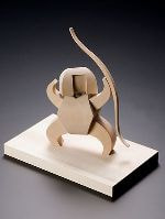 モダン　木製　金太郎