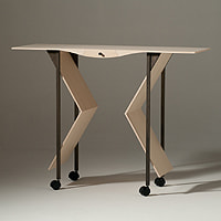 モダン木製コンソール